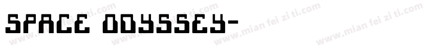 space Odyssey字体转换
